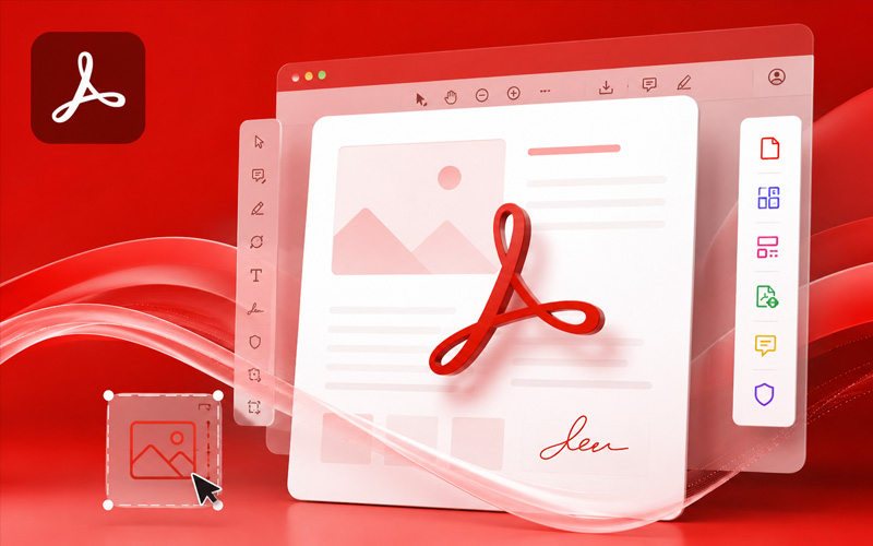 Adobe Acrobat DC 软件界面预览